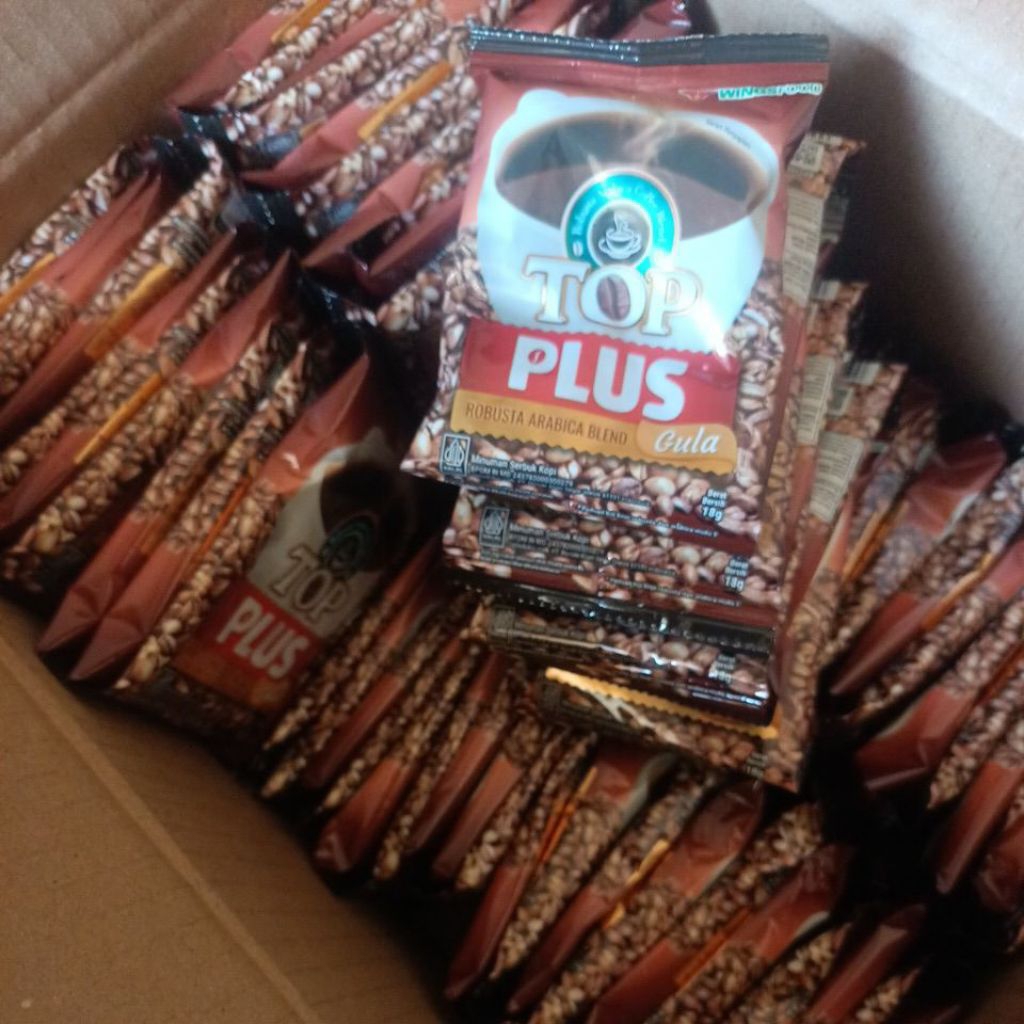 

Top Plus Robustan Arabica Blend 1 Renteng isi 10 sachet