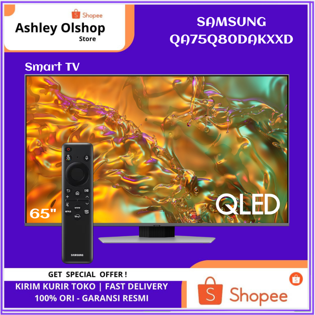 TV Samsung QA75Q80DAKXXD 75 inch QLED 4K Smart TV Samsung 75Q80D