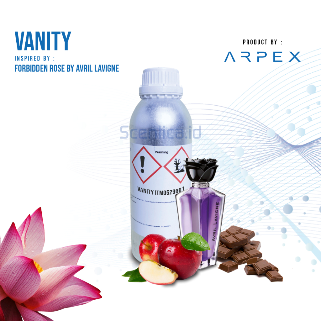 Bibit Parfum Vanity inspired Forbidden love by Arpex Argeville Kemasan 1kg Segel