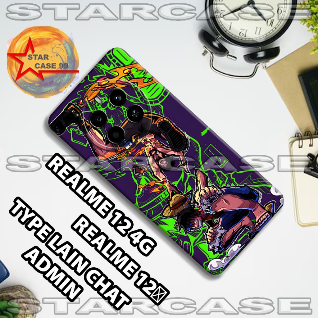Softcase karet realme 12 4g | realme 12+/S6/Motif anime/case realme 12 4g | realme 12+/casing Realme