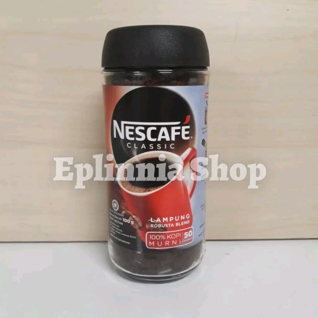 

Nescafe Classic Robusta Blend 100 gr - Kopi Robusta