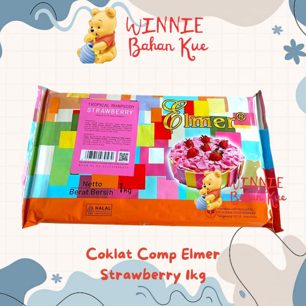 

Cokelat Comp Elmer Strawberry 1kg