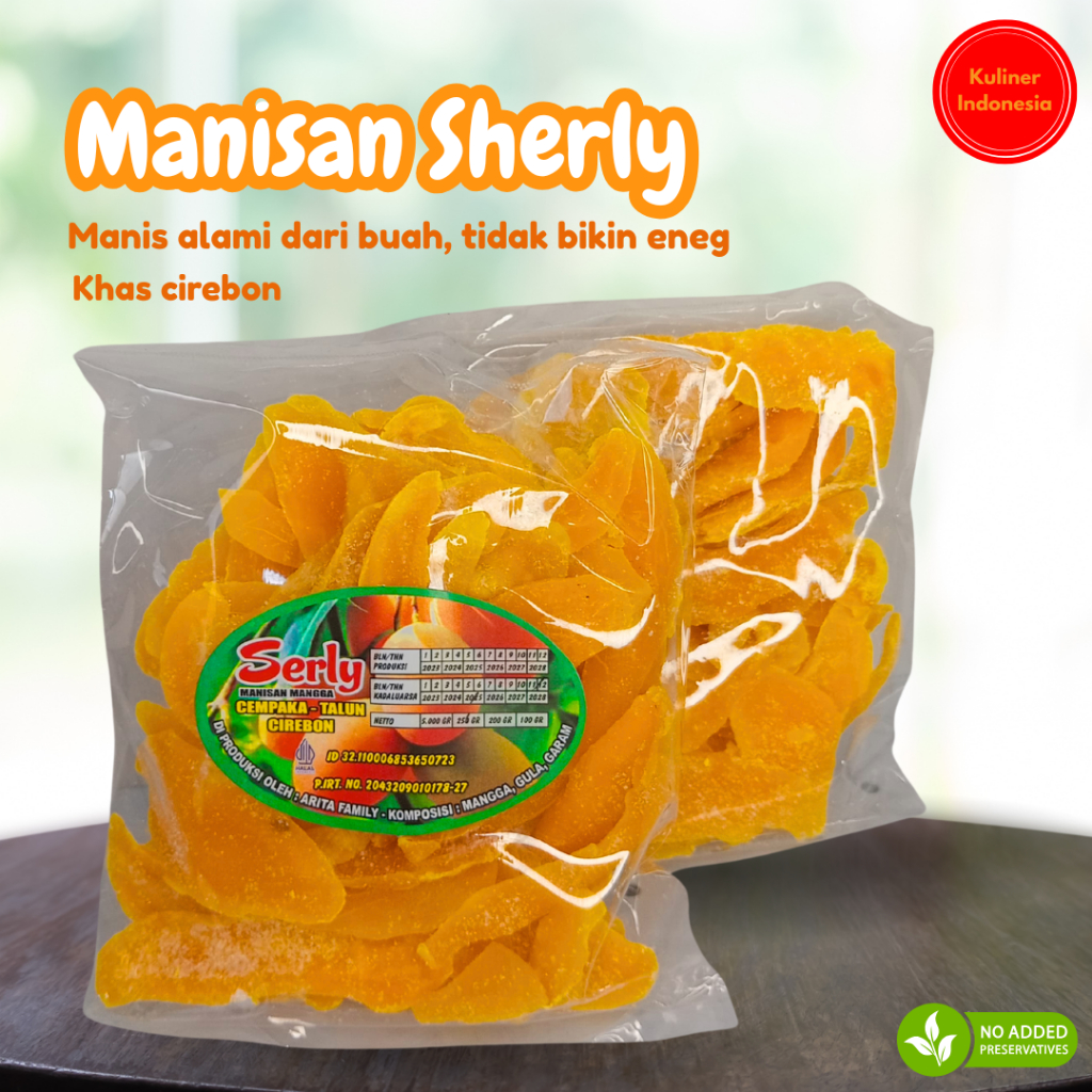 

Manisan Mangga Kering Sherly | Manisan mangga khas cirebon