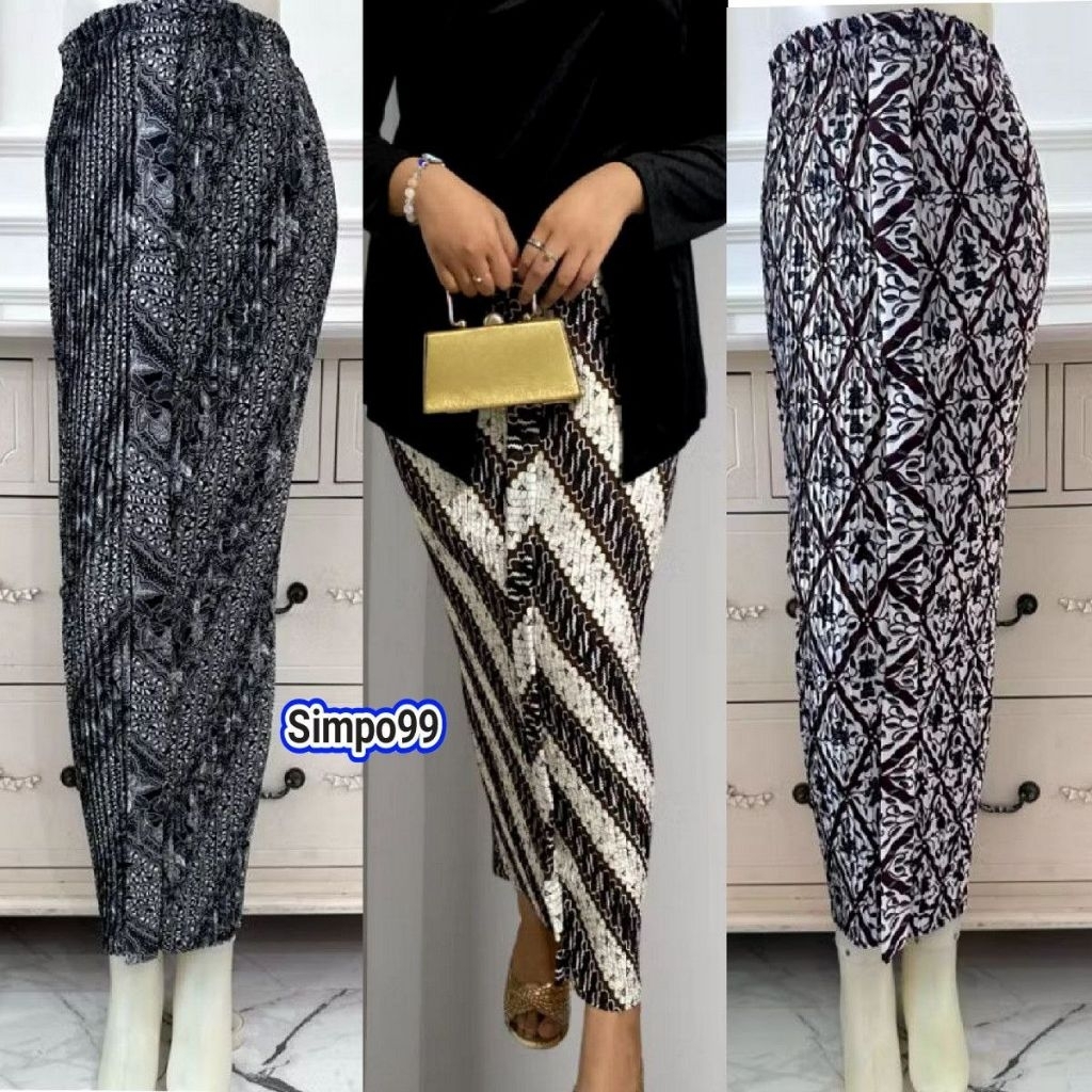 FLASH SALE SIMPO99 - ROK PLISKET BATIK WIRU INSTAN / ROK WIRU WISUDA / ROK BAWAHAN KEBAYA WIRU / ROK