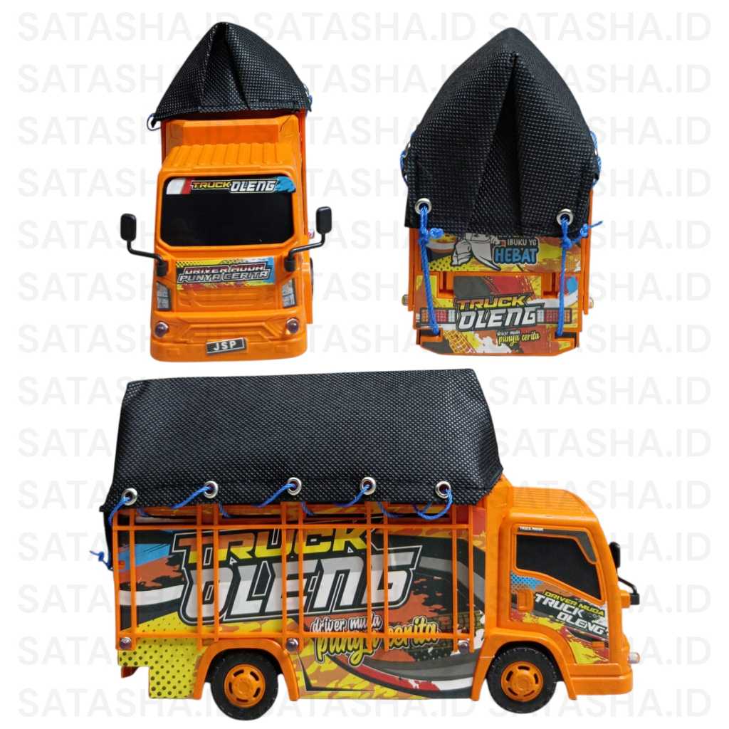 Mainan Mobil TRUK BASURI MINI BO Truck Dump Basuri Mainan Truk OLENG BUMP & GO