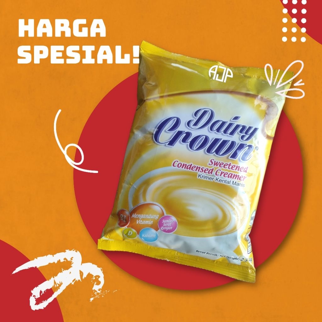 

Dairy Crown Kental Manis Bantal 2,5 kg