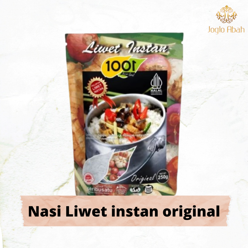 

Nasi liwet instan Teri 1001 - Joglo Abah