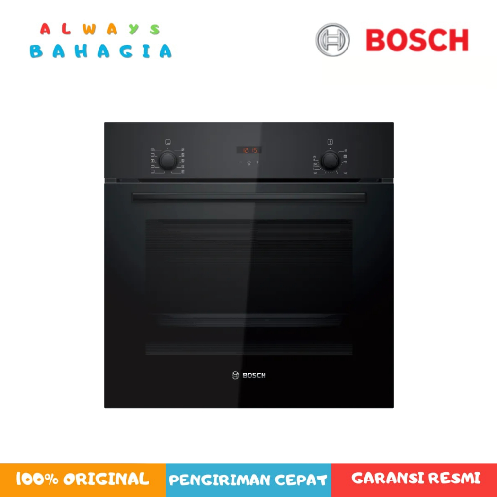 Bosch HBF512BB1T Oven Tanam / Built-in Oven Black Serie 2