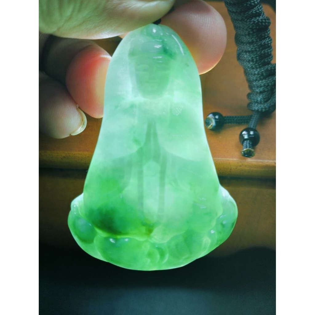 KALUNG GIOK BURMA JADETE JADE UKIRAN DEWI KWAN IM 5427