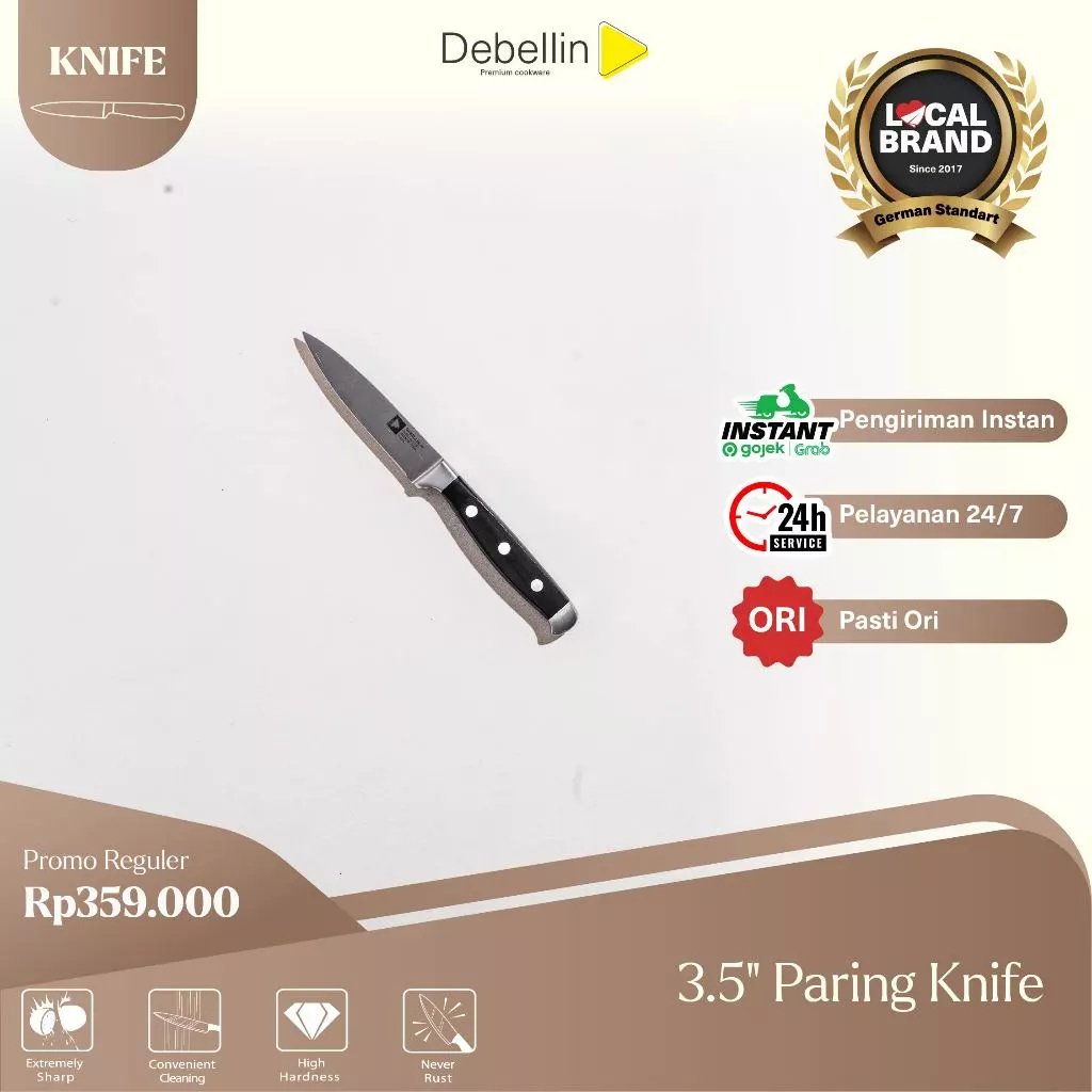 Debellin Messer Pro Paring Knife 3.5" / Debellin