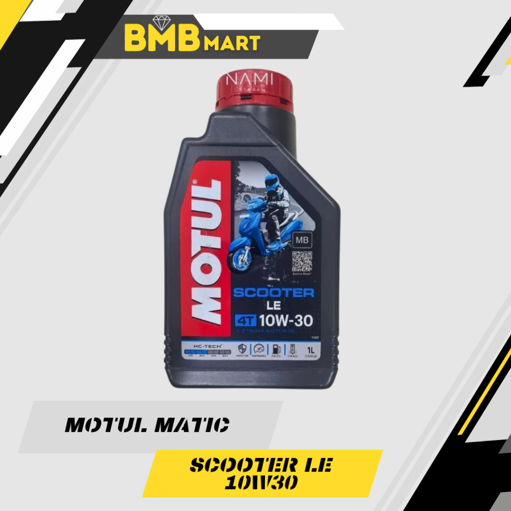 MOTUL SCOOTER LE 10W30 (1L) Oli Motul Matic 1 Liter Original / Oli Motul Matic 1 Liter