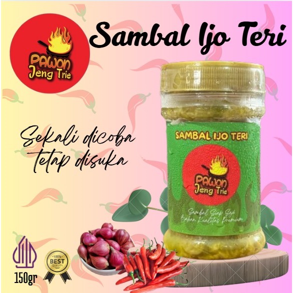 

Pawon Jeng Trie Sambal Cabe Ijo Teri Medan