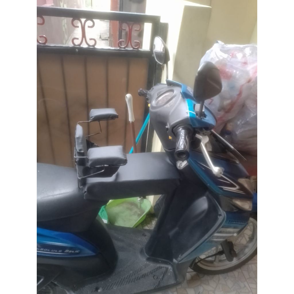 jok boncengan motor anak vario 110 karbu + sandaran
