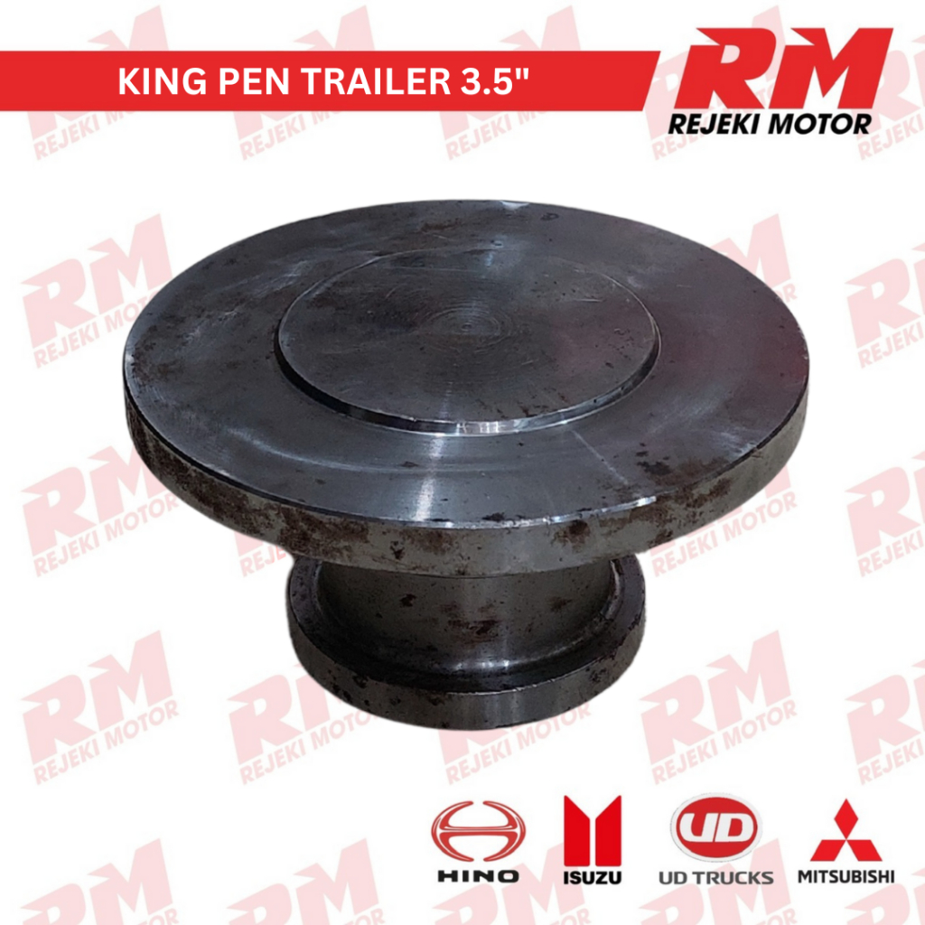 KING PIN 3.5 INCH BIASA STANDART TRUCK BUNTUT TRAILER IMPORT