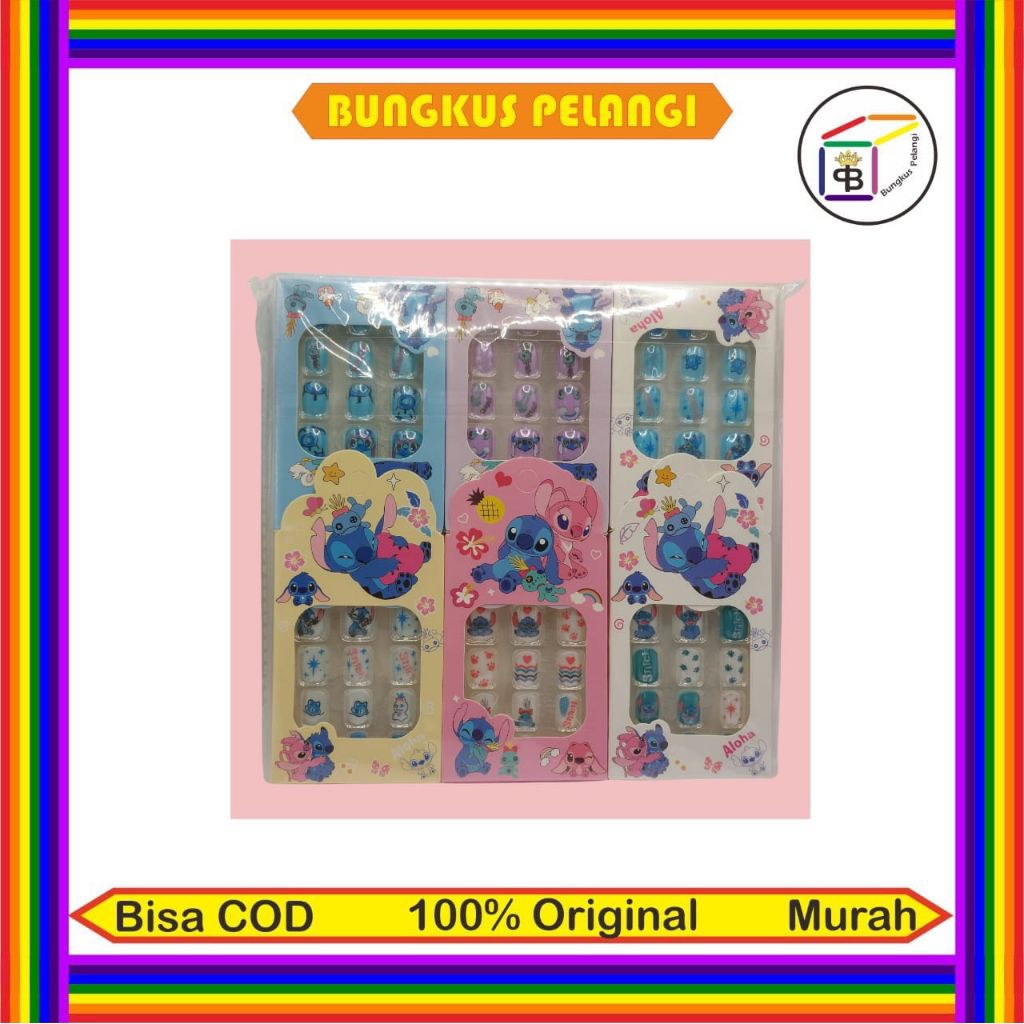 Kuku Palsu Anak / Mainan Kuku Palsu Nail ART Kids