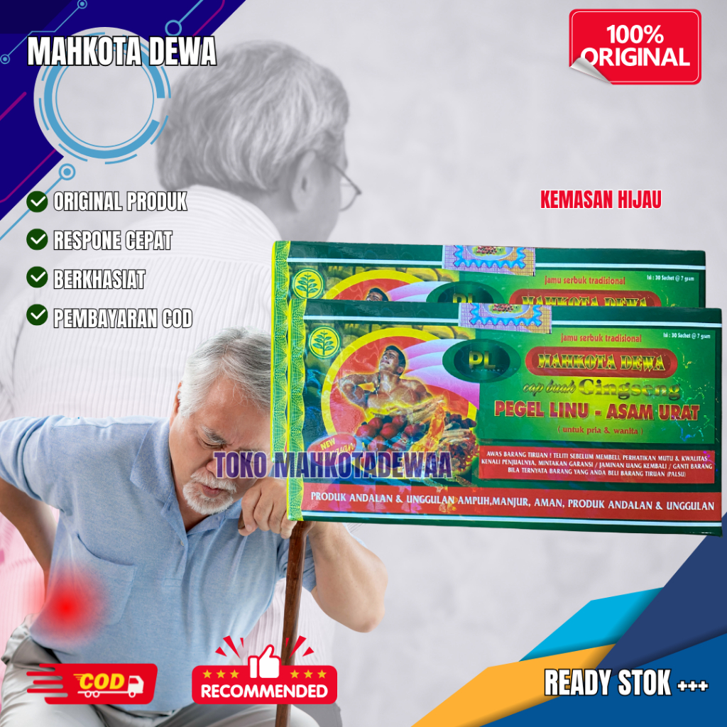 

MAHKOTA DEWA HIJAU ORIGINAL SERBUK ASAM URAT 30 SACHET