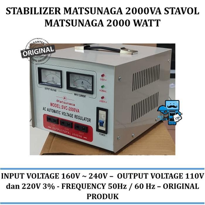 Stabilizer Matsunaga 2000va Stavol Matsunaga 2000 Watt