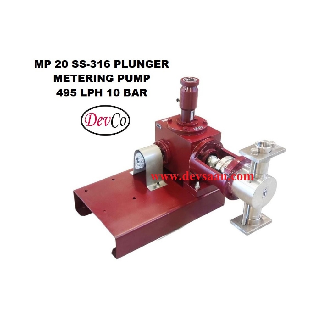 Pompa Dosing MP249510 SS-316 Plunger Metering Pump 495 LPH 10 Bar - DSMP24951054