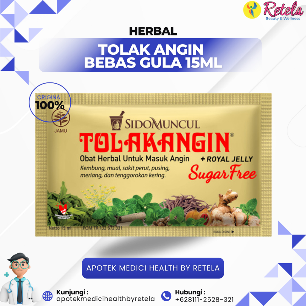 

TOLAK ANGIN BEBAS GULA 15ML