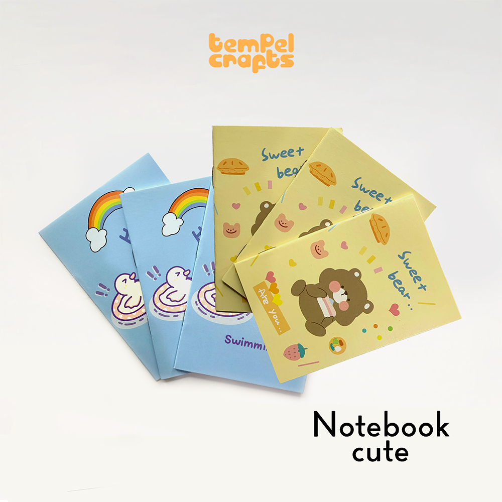 

Buku Tulis Mini Motif Kartun lucu/ Notebook Mini Cartoon/ Buku Mini 11X8 cm