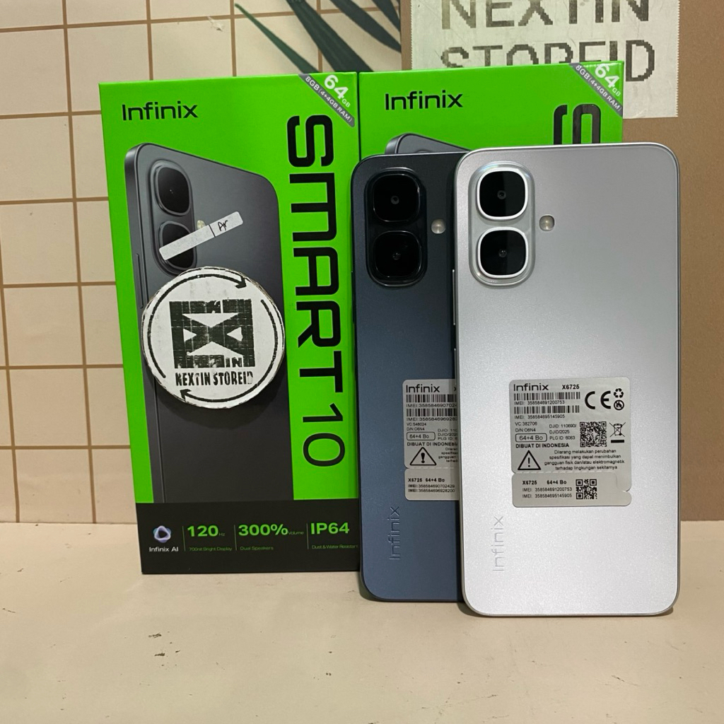 INFINIX SMART 10 3/64 4/64 4/128 SECOND FULLSET