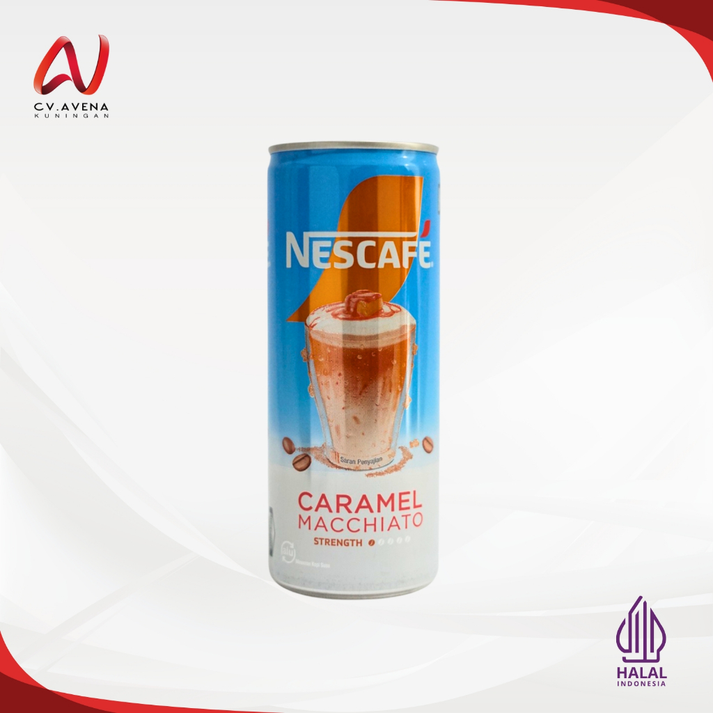 

NESCAFE Kopi Minuman Kaleng Rasa Caramel Macchiato RTD 220ml