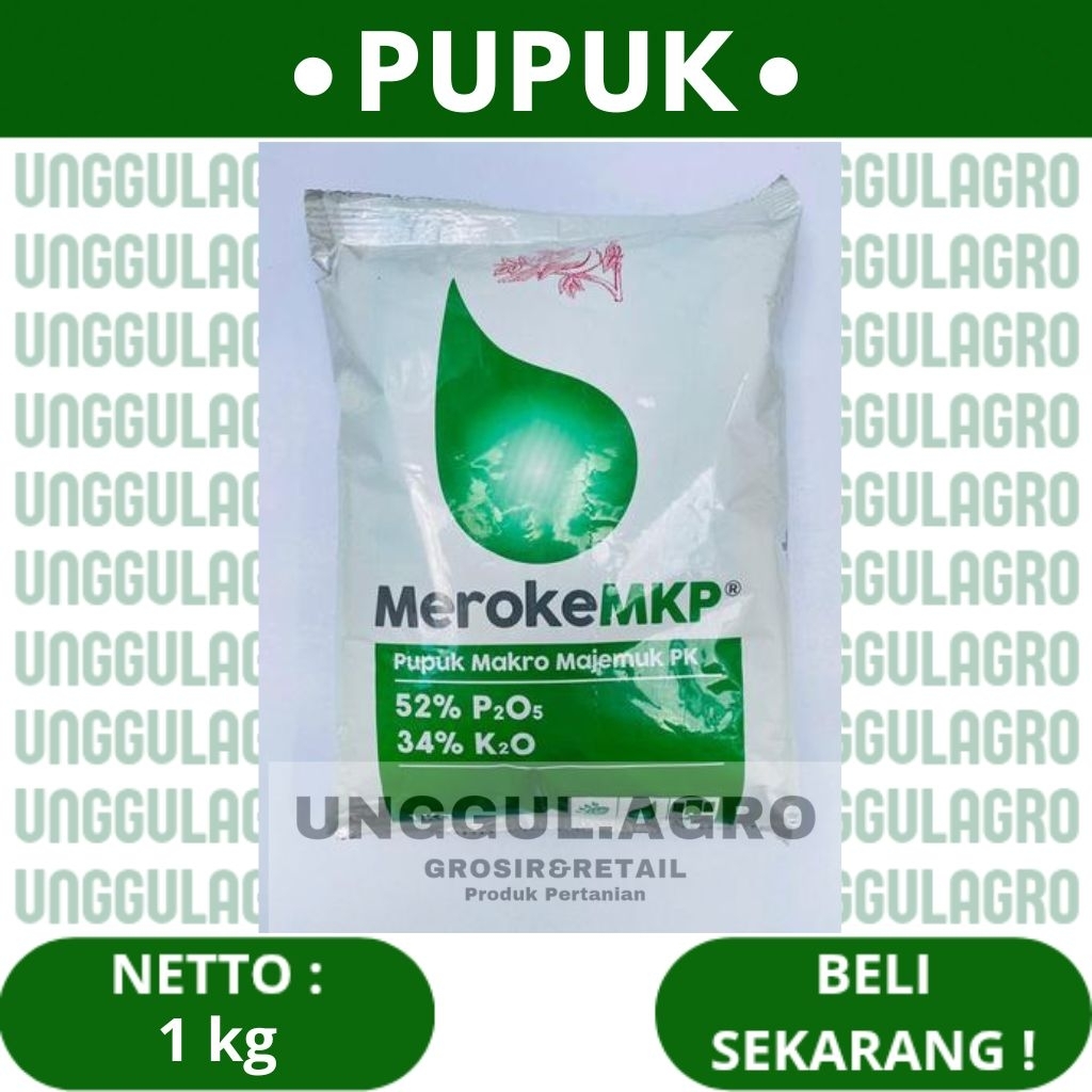 Pupuk mkp MKP MEROKE 1kg pembesar&penambah bobot buah&umbi