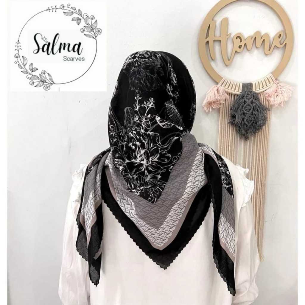 Hijab Wanita Terbaru 2025 Segi Empat Motif Voal Premium lc