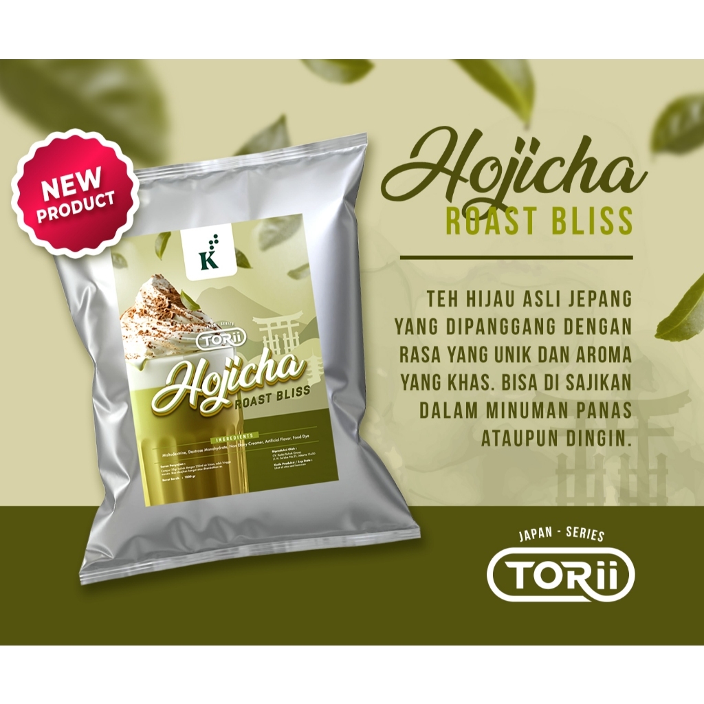 

TORII Hojicha Roast Bliss 1 kg Powder Drink - Kedai Bubuk Javaland