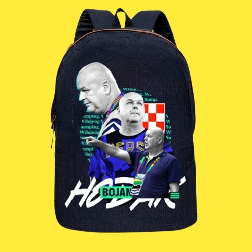 Tas Ransel Pria Tas Ransel Sekolah Denim Jeans Gambar PERSIB