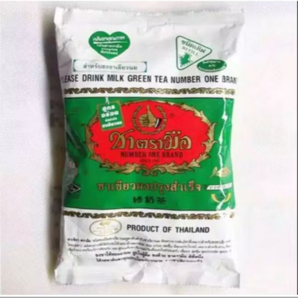 

thai green tea, teh hijau thailand original berat 200gr dan 100gr (repack)