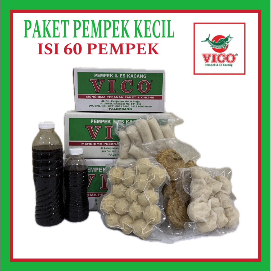 

Paket 60 Pempek Kecil (VICO PIM)