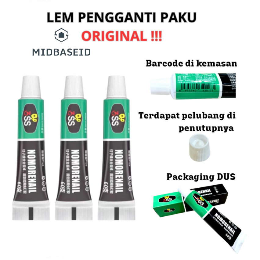 Lem Perekat Serbaguna Pengganti Paku dan Sekrup Cairan Penempel — 10