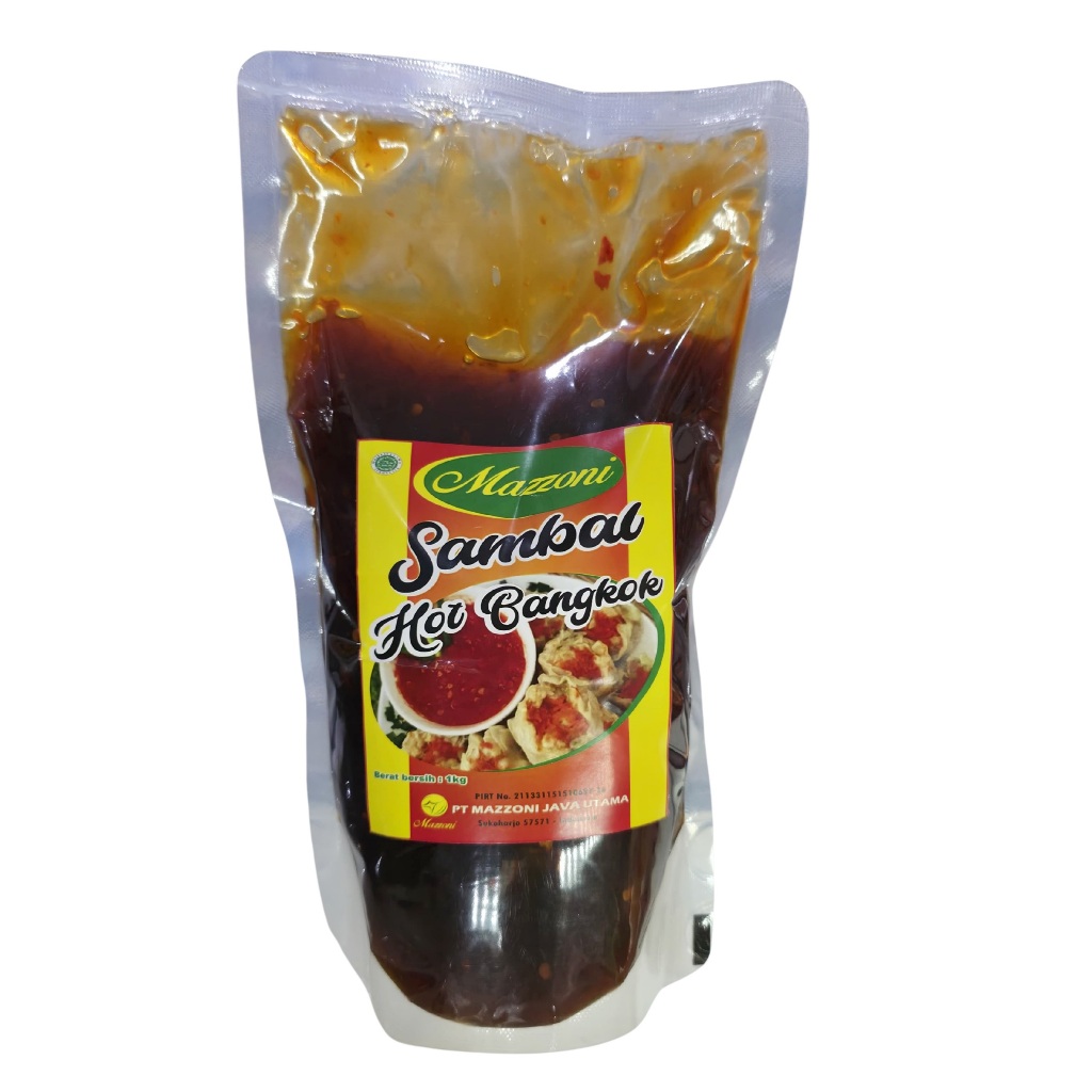 

Mazzoni Sambal Hot Bangkok 1 kg – Saus Sambal Dimsum