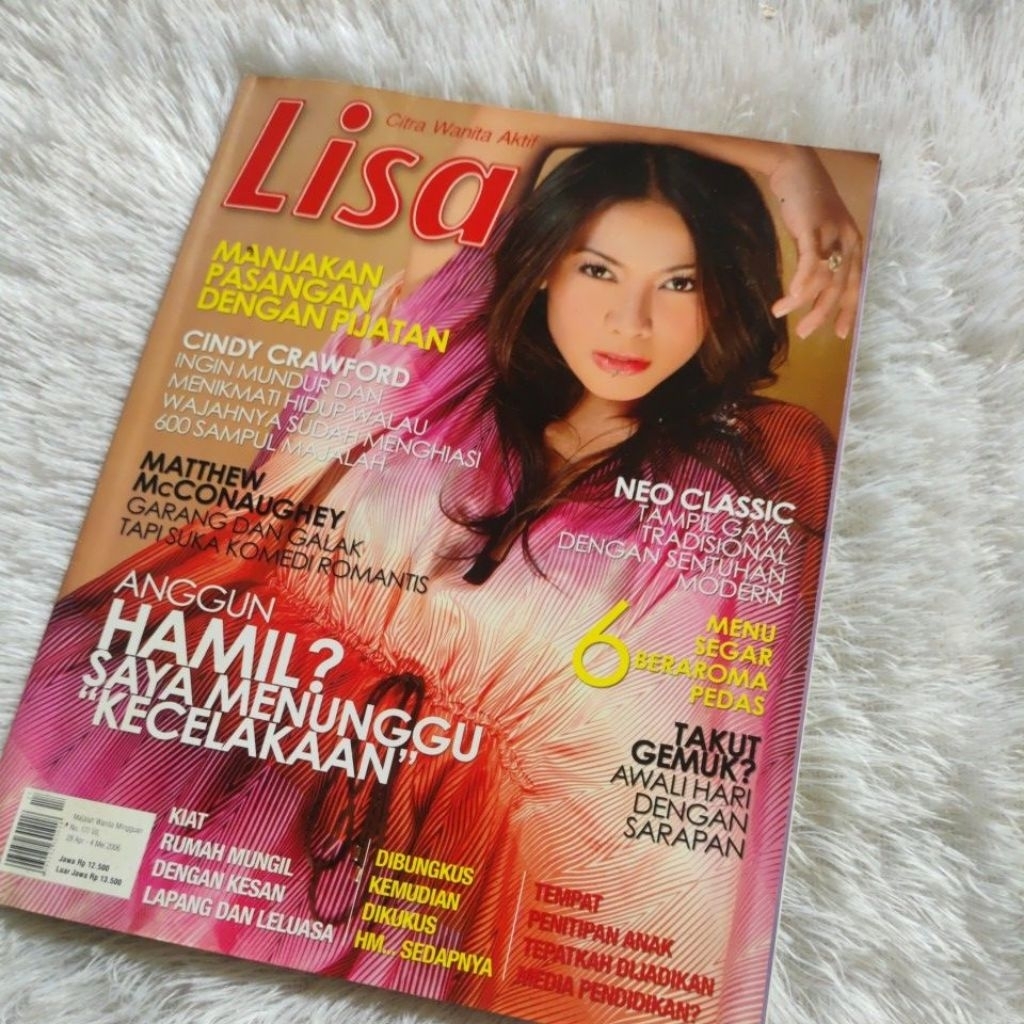 Majalah Lisa Mei 2006 - Manjakan Pasangan dengan Pijatan original