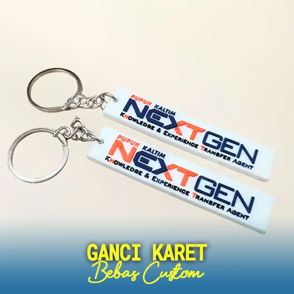 Gantungan Kunci Karet Custom, Gantungan Tas Desain Custom, Ganci Karet, Gantungan Kunci Karet Unik
