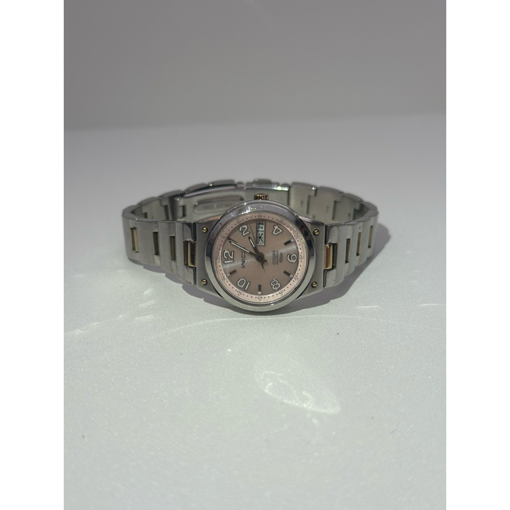 Citizen Wicca salmon dial vintage two tone