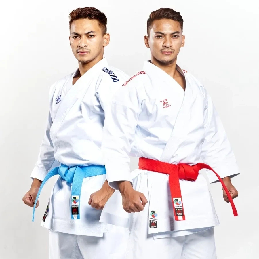 SHUREIDO KATA GI NEW WAVE 3 RED/BLUE - SERAGAM KARATE NW3 WKF APPROVE