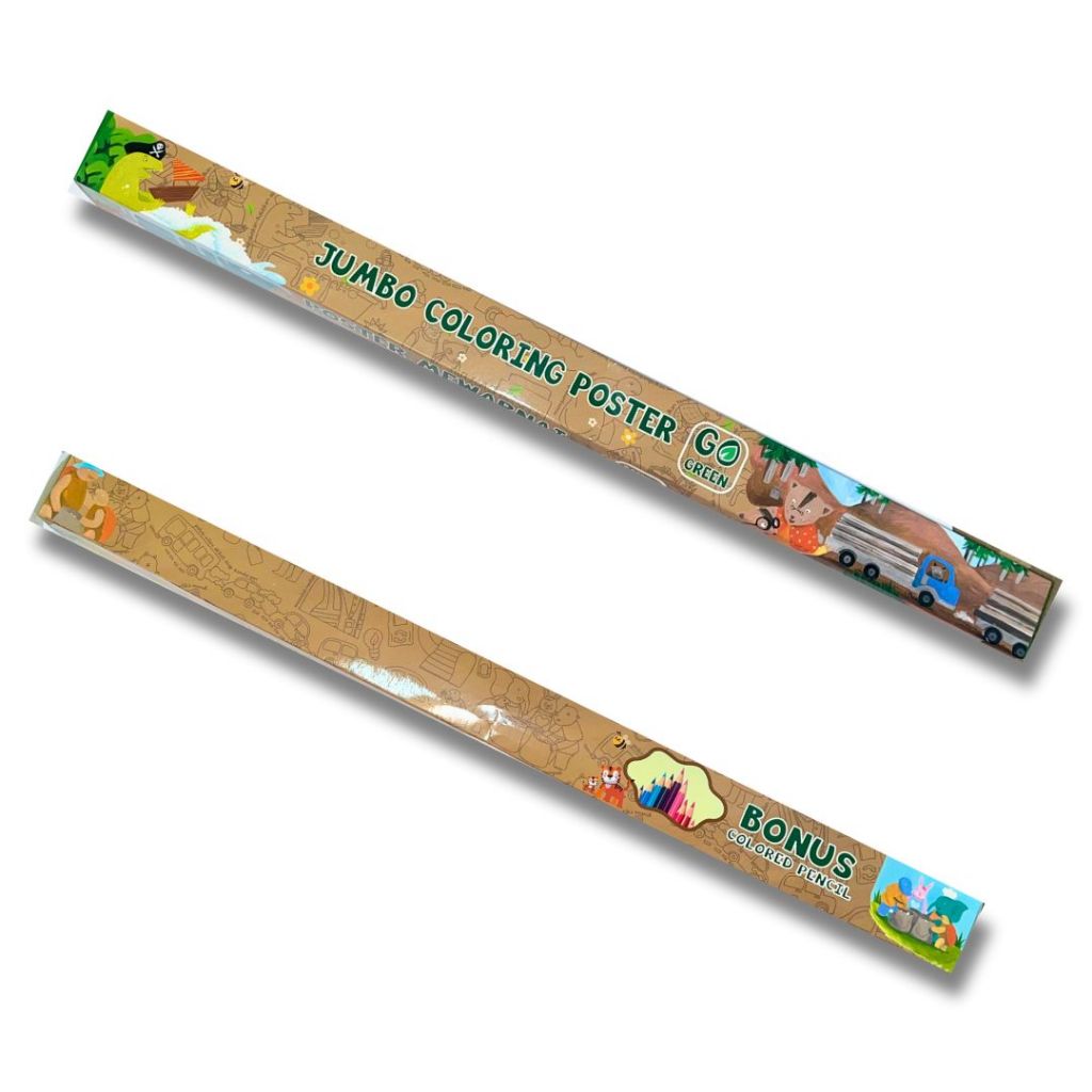 Kesaint Blanc - Jumbo Coloring Poster: Poster Mewarnai Jumbo untuk Anak