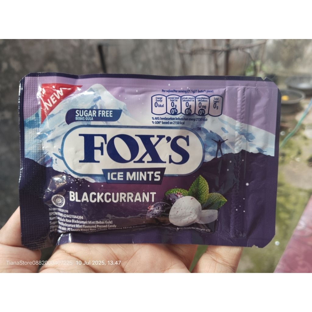 

Permen Fox Blackcurrant