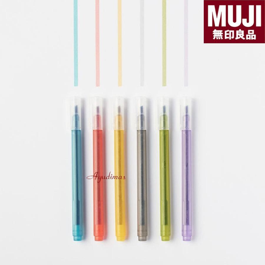 

MUJI Highlighter - Spidol Textliner - Japanesse Color - Penanda Kalimat