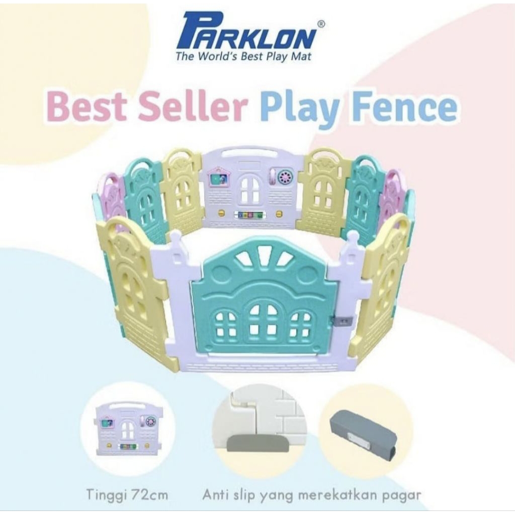 PRELOVED Pagar Bayi Parklon Fence Castle Baby LIKE NEW / Pagar Bayi Parklon Castle 14+2