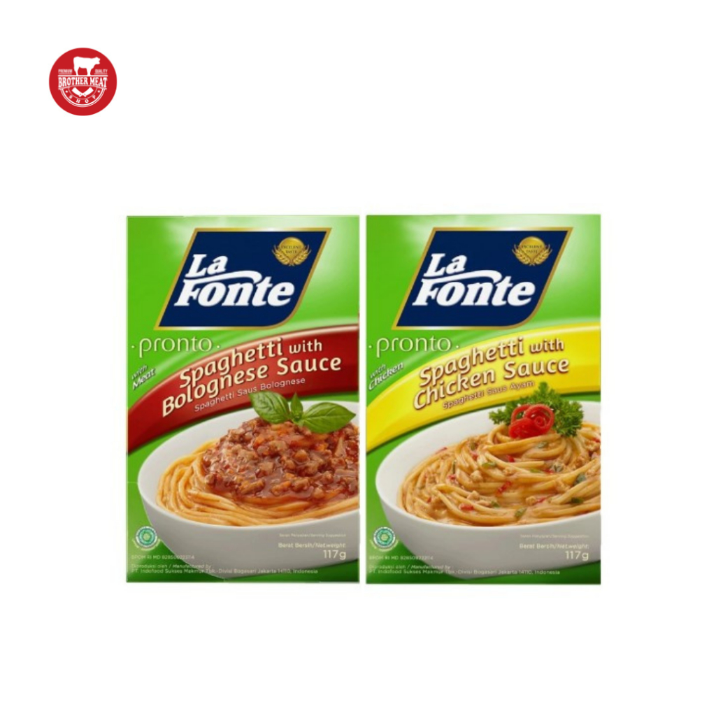 

La Fonte Spaghetti With Sauce 117gr / Pasta Spaghetti Instan - Brothermeatshop