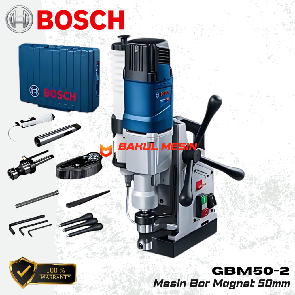 BOSCH GBM 50-2 Magnetic Drill Mesin Bor Magnet 50mm GBM50 2