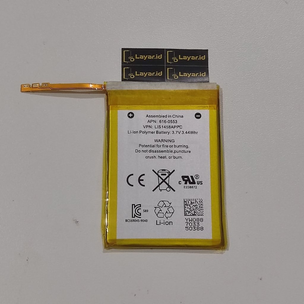 BATERAI IPOD TOUCH 4 ORIGINAL