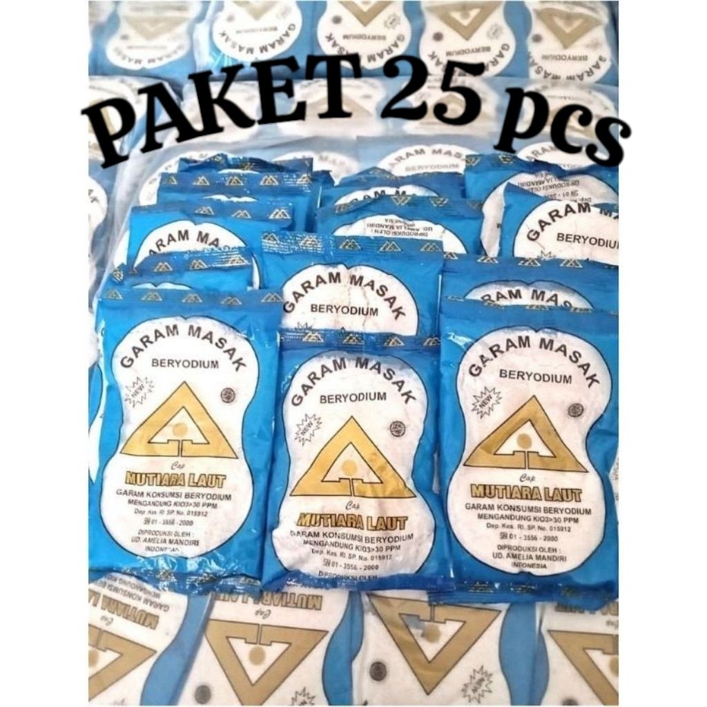 

Bumbu dapur garam masak beryodium 25 pcs