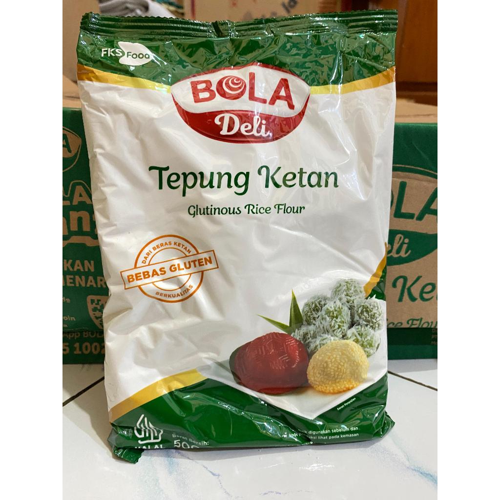 

Tepung Ketan BOLA DELI Kemasan 500 gr