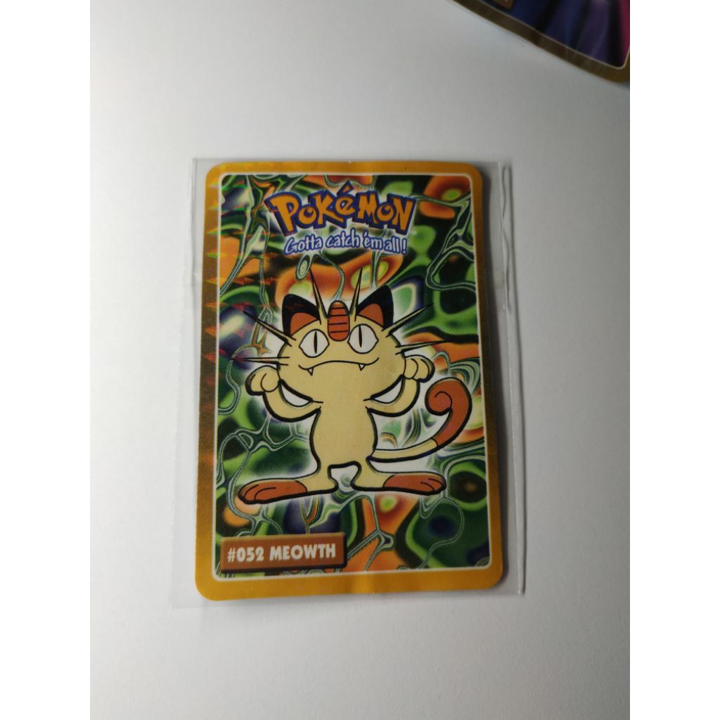 Kartu Pokemon Cup Cup Pop Meowth Kondisi Mulus