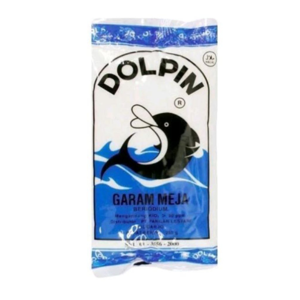 

Dolpin garam Meja 250 gr