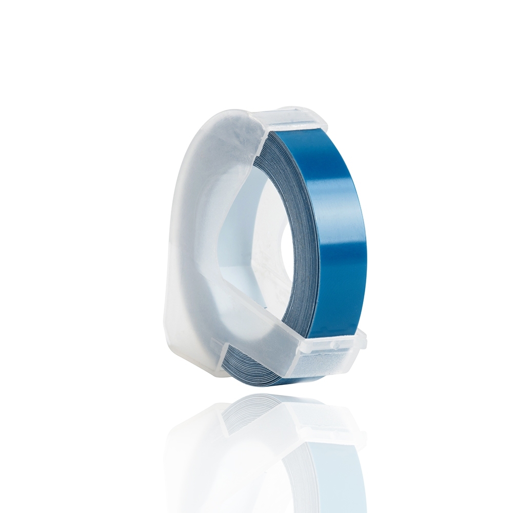 

Ocean Blue Refill Tape Laber Maker merk Cidy 3D emboss 9mm X 3m